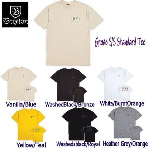 ブリクストン BRIXTON Grade S/S Standard Tee メンズ  半袖 Tシャツ シャツ スケボー 正規品｜54tide