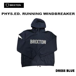 ブリクストン BRIXTON 2021秋冬 PHYS. ED. RUNNING WINDBREAKER  メンズ ウインドブレーカー コーチジャケット アノラック DRESS BLUE｜54tide