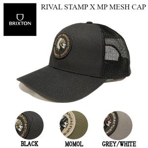 ブリクストン BRIXTON RIVAL STAMP X MP MESH CAP メンズ メッシュキャップ 帽子 スケートボード サーフィン ONE SIZE 正規品｜54tide