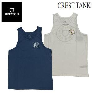 ブリクストン BRIXTON CREST TANK メンズ タンクトップ ノースリーブ スケートボード サーフィン トップス S/M/L｜54tide