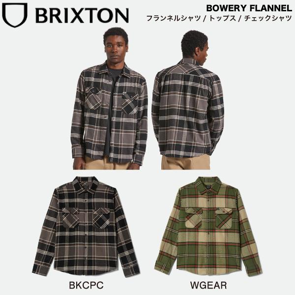 ブリクストン BRIXTON メンズ フランネルシャツ ネルシャツ 長袖 トップス チェックシャツ ...