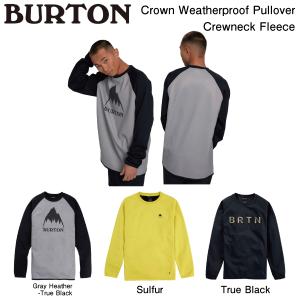 BURTON Mens Crown Weatherproof Pullover Crewneck Fleece メンズ トレーナー 長袖トップス 耐水 スノーボード M/L 正規品｜54tide