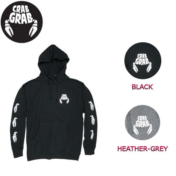 クラブグラブ CRABGRAB Claw Sleeves Hoody メンズ プルオーバーパーカー ...