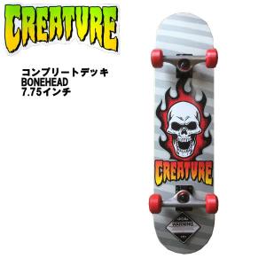 クリエイチャー CREATURE クリーチャー COMPLETE コンプリート BONEHEAD 7.75×31.4 コンプリート スケートボード デッキ 板｜54tide