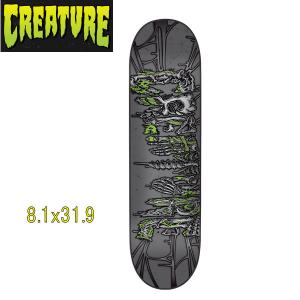 CREATURE クリーチャー CATACOMBS LG DECK 8.1inch X 31.9inch スケートボード デッキ｜54tide