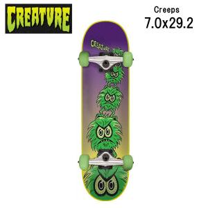 クリエイチャー CREATURE クリーチャー キッズサイズ コンプリート スケートボード デッキ 板 Creeps 7.0×29.2｜54tide