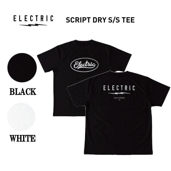 エレクトリック ELECTRIC SCRIPT DRY S/S TEE メンズ Tシャツ 半袖トップ...