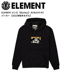 エレメント ELEMENT メンズ Burleys BURLEYS PO パーカー プルオーバー フード スケートボード ストリート M/L/XL ブラック 正規品｜54tide