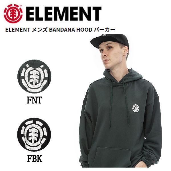 エレメント ELEMENT メンズ BANDANA HOOD パーカー プルオーバー スケートボード...