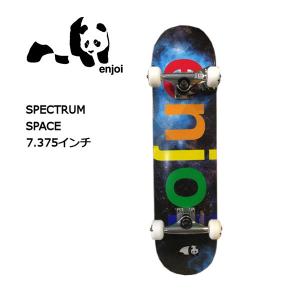 エンジョイ enjoi キッズサイズ コンプリート スケートボード デッキ 板 Spectrum 7.375 First Push Complete Skateboard MID space｜54tide