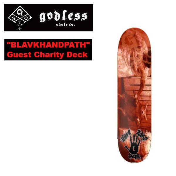 ゴッドレス godless BLAVKHANDPATH Guest Charity Deck スケー...
