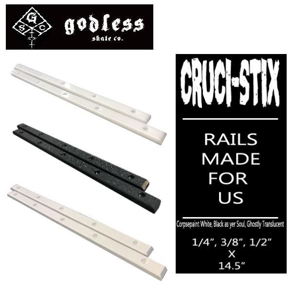 ゴッドレス godless SKATEBOARD CRUCI-STIX Board Rails レー...