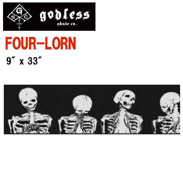 ゴッドレス godless SKATEBOARD FOUR LORN デッキテープ グリップテープ ...