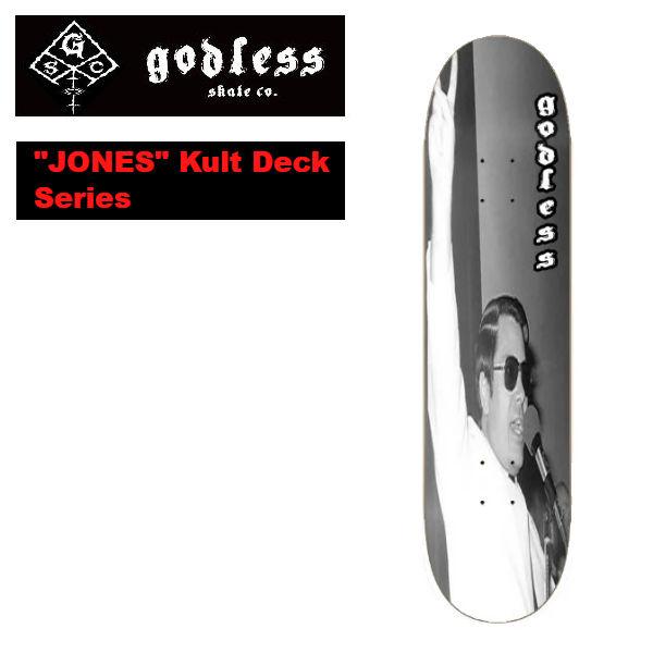 ゴッドレス godless JONES Kult Deck Series スケートボード デッキ ス...