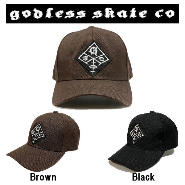 ゴッドレス godless SKATEBOARD "LOGO" Structured 6 Panel...
