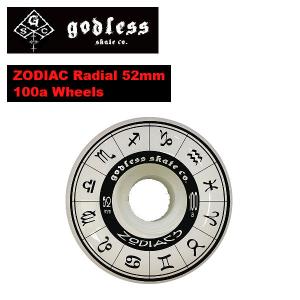 ゴッドレス godless ZODIAC Radial Wheels ラジアル ウィール スケートボード スケボー ストリート  54TIDE 54PARK｜54tide