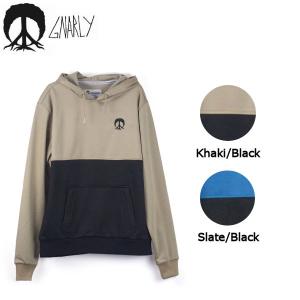 ナーリー GNARLY メンズ フリース フード アウター トップス S-XXL 2カラー Bonded Premium Hoodie｜54tide