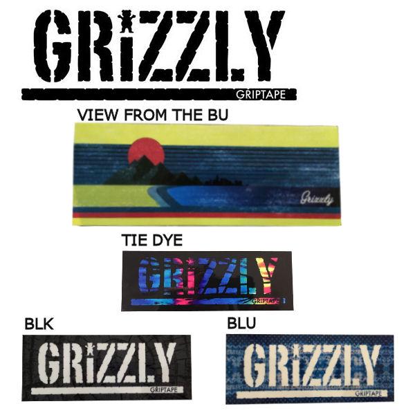 グリズリー GRIZZLY ステッカー シール スケートボード 20.5cm X 7.7cm 4カラ...