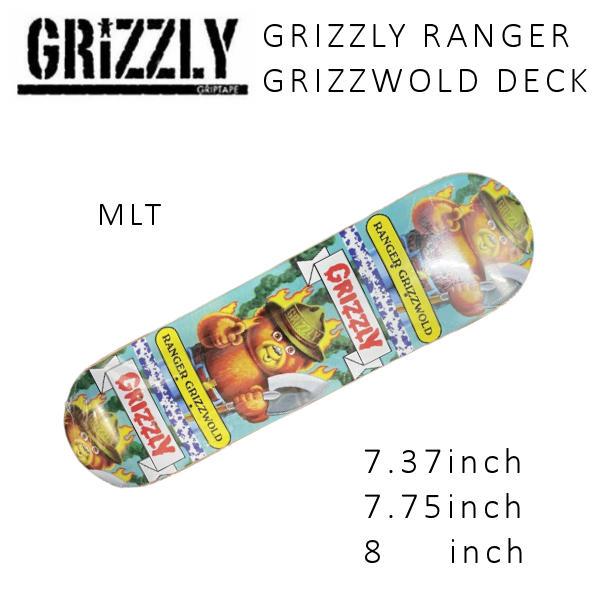 グリズリー GRIZZLY RANGER GRIZZWOLD DECK デッキ スケートボード 板 ...