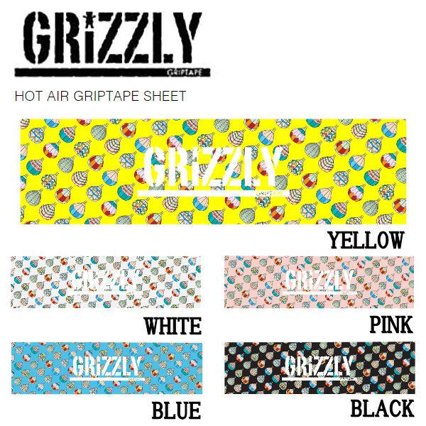 グリズリー GRIZZLY HOT AIR GRIPTAPE SHEET グリップテープ デッキテー...