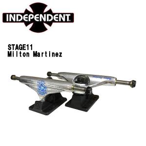 インディペンデント INDEPENDENT Stage11 Milton Martinez ミルトン マルティネス トラック スケートボード パーツ Standard SILVER/BLACK｜54tide