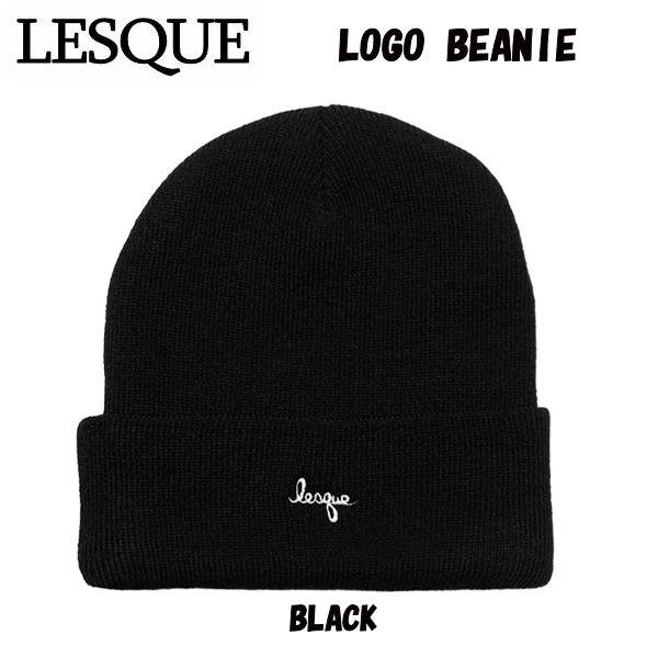 レスケ Lesque LOGO BEANIE メンズ  レディース ビーニー ニット帽 帽子 スケー...