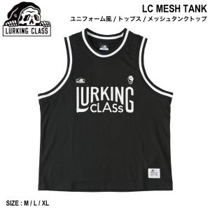 ラーキングクラス LURKING CLASS LC MESH TANK メンズ メッシュ タンクトップ ノースリーブ ユニフォーム バスケ スケボー ストリート M/L/XL 正規品｜54tide