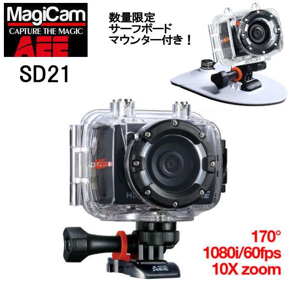 数量限定 AEE MagiCam Action camera SD21 ウェアラブルカメラ アクショ...