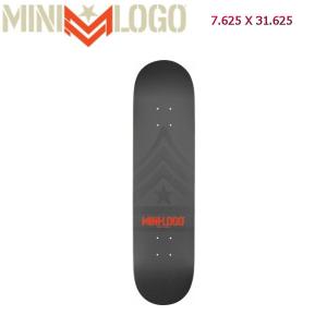 ミニロゴ MINI LOGO スケートボードデッキ スケボー GREY 7.625 X 31.625 MINI LOGO QUARTERMASTER SKATEBOARD DECK｜54tide