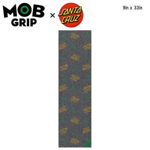 【MOB GRIP】モブグリップ SANTA CRUZ GLOW DOT サンタクルーズ グリップテープ Grip Tape デッキテープ  スケートボード スケボー 9×33インチ｜54tide