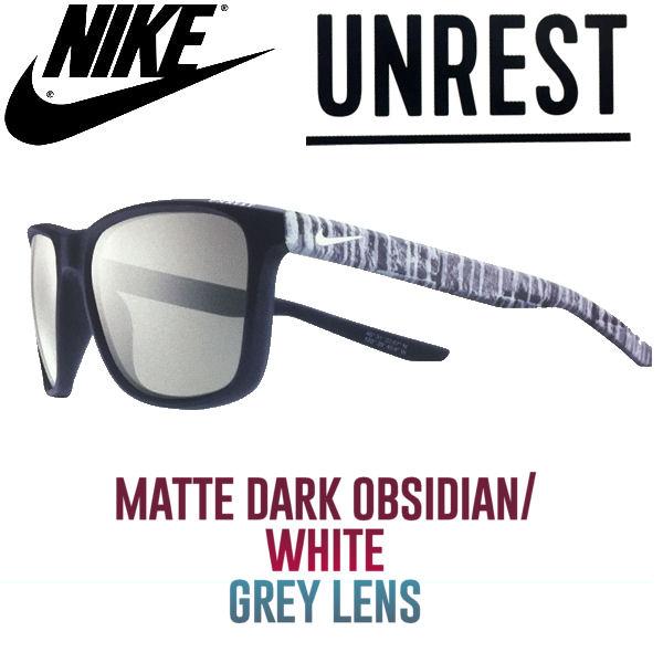 ナイキ NIKE SB春夏 UNREST サングラス MatteDarkObsidian-White...