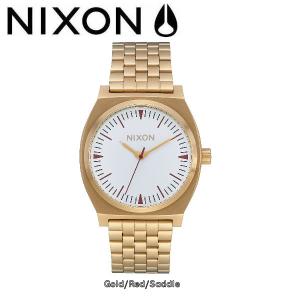 【NIXON】ニクソン THE TIME TELLER  タイムテラー メンズ レディース ユニセックス ウォッチ 腕時計 Gold / Red Saddle｜54tide
