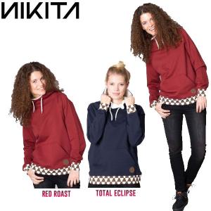 ニキータ NIKITA Reykjavik Hoodie Solid レディースプルオーバーパーカー 長袖｜54tide