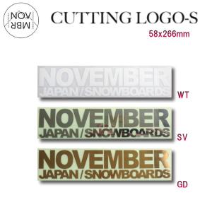 NOVEMBER ノーベンバー CUTTING LOGO-S カッティング ステッカー