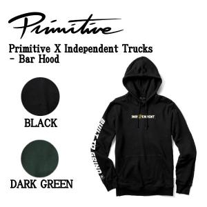 プリミティブ Primitive Primitive X Independent Trucks - Bar Hood メンズ  パーカー 長袖 フーディー スケートボード  M/L/XL 2カラー｜54tide