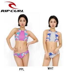 RIP CURL リップカール HOT SHOT HI NECK SET レディース ビキニ 水着 上下セット トップス ボトムス｜54tide