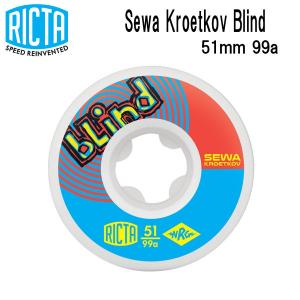 リクタ RICTA ウィール スケートボード スケボー 4個1セット Sewa Kroetkov Blind 51mm 99a｜54tide