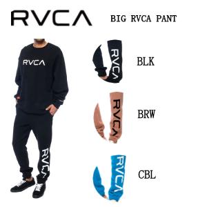 ルーカー 2021秋冬 RVCA メンズ BIG RVCA PANT セットアップボトムス スウェットパンツ サーフィン スケートボード 3カラー S/M/L【正規品】