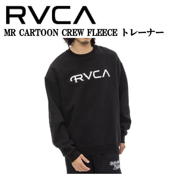 ルーカ RVCA メンズ MR CARTOON CREW FLEECE トレーナー スウェット 長袖...