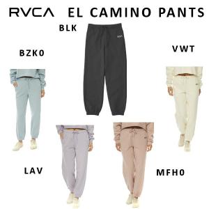 ルーカ 2022/2023秋冬 RVCA EL CAMINO PANTS  ルーカ レディース スウェットパンツ ロングパンツ サーフィン スケートボード アウトドア ジム フィットネス｜54tide