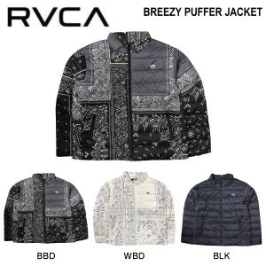 ルーカ RVCA メンズ BREZZY PUFFER JACKET ダウンジャケット 薄手 アウター トップス スケートボード サーフィン ストリート M/L/XL 正規品｜54tide