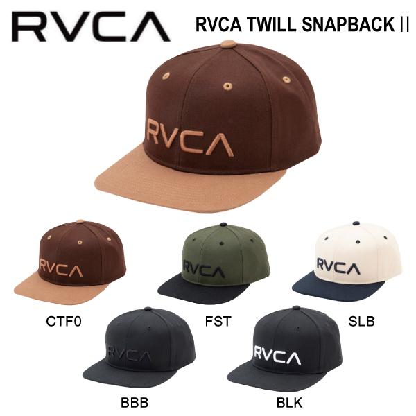 ルーカ RVCA メンズ RVCA TWILL SNAPBACKII スナップバック キャップ 帽子...