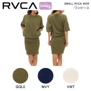 ルーカ RVCA 2023春夏 レディース SMALL RVCA WDR ワンピース 半袖 Tシャツ S/M/L 正規品