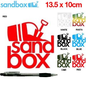 SANDBOX サンドボックス カッティングステッカー シール スノーボード スケートボード｜54tide