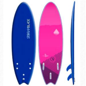 STORMBLADE ストームブレード 5ft6 Swallow Tail Surfboard サーフボード 板 ソフトボード ショートボード サーフィン NAVY×PINK ネイビーピンク｜54tide