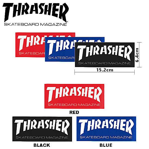 スラッシャー THRASHER SKATE MAG MEDIUM Sticker ステッカー スケー...