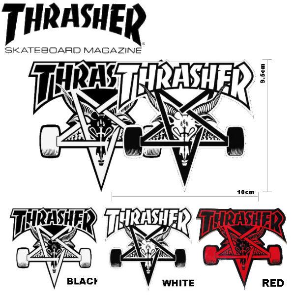 スラッシャー THRASHER SKATE GOAT DIE CUT Sticker ステッカー ス...