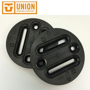 UNION ユニオン ディスクプレート EST用 バートン板用 BURTONのボードに取り付けるパーツ バインディングパーツ 2個セット｜54tide