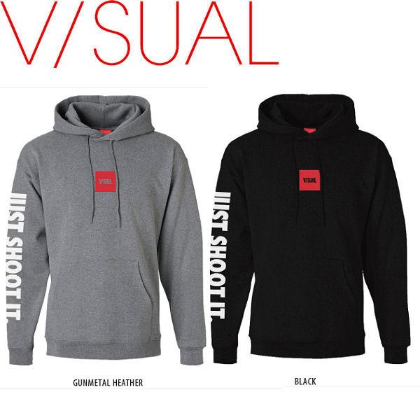 ヴィジュアル V/SUAL Just Shoot It Pullover Hoodie メンズプルオ...