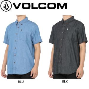VOLCOM ボルコム メンズ半袖シャツ ワイシャツ トップス S-XL 2カラー 正規品 HUDSON S/S｜54tide